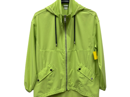 Athletic Jacket By Chicos In Green, Size: S Discount