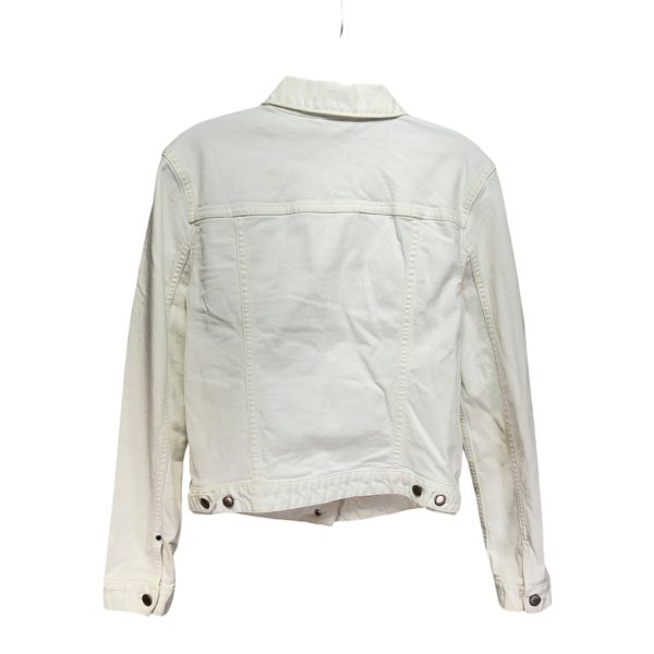 Jacket Denim By Gap In White, Size: S Supply