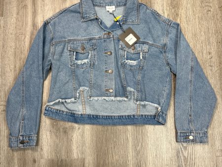 Jacket Denim By Le Lis In Blue Denim, Size: M Online Sale