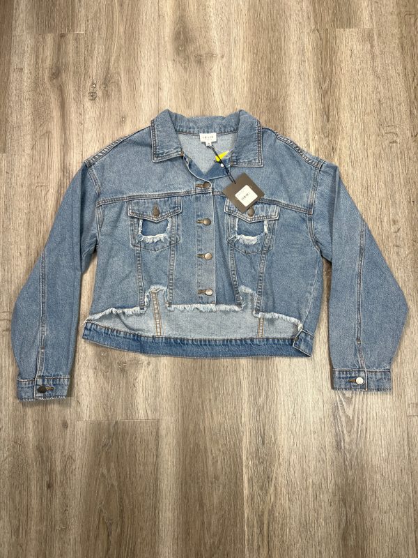 Jacket Denim By Le Lis In Blue Denim, Size: M Online Sale