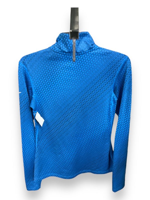 Athletic Jacket By Nike Apparel In Blue, Size: M For Sale