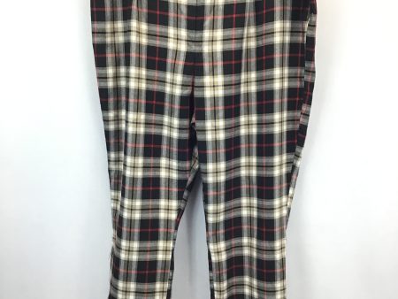 Pants Dress By Boohoo Boutique In Plaid Pattern, Size: 16 Discount