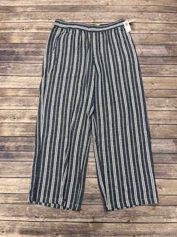 Pants Wide Leg By Old Navy In Striped Pattern, Size: L Supply