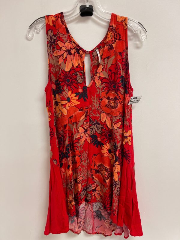 Tunic Sleeveless By Free People In Red, Size: S Sale