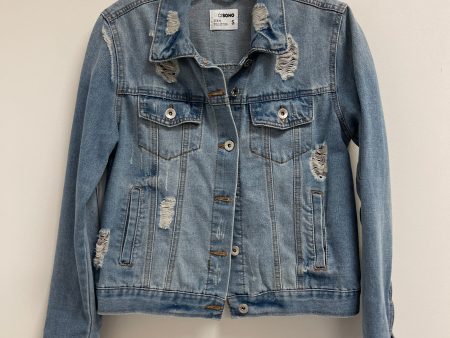 Jacket Denim By Clothes Mentor In Blue Denim, Size: S on Sale