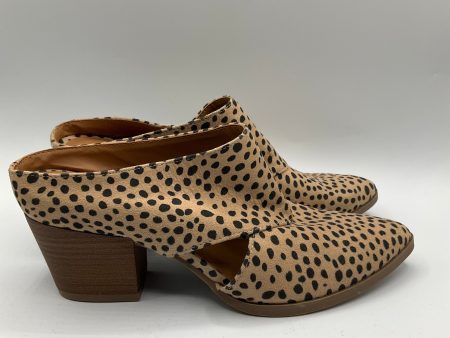 Shoes Heels Block By Dolce Vita In Animal Print, Size: 8 Supply