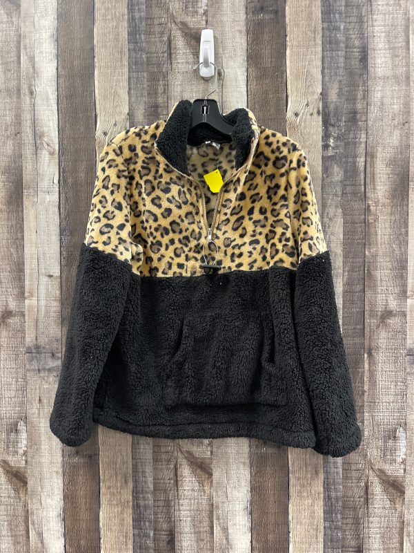 Jacket Fleece By Cme In Animal Print, Size: L For Cheap