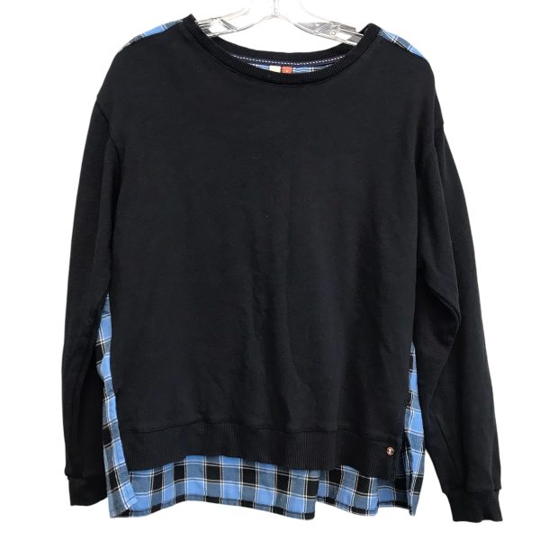 BLACK TOP LS by PILCRO Size:M Online Hot Sale