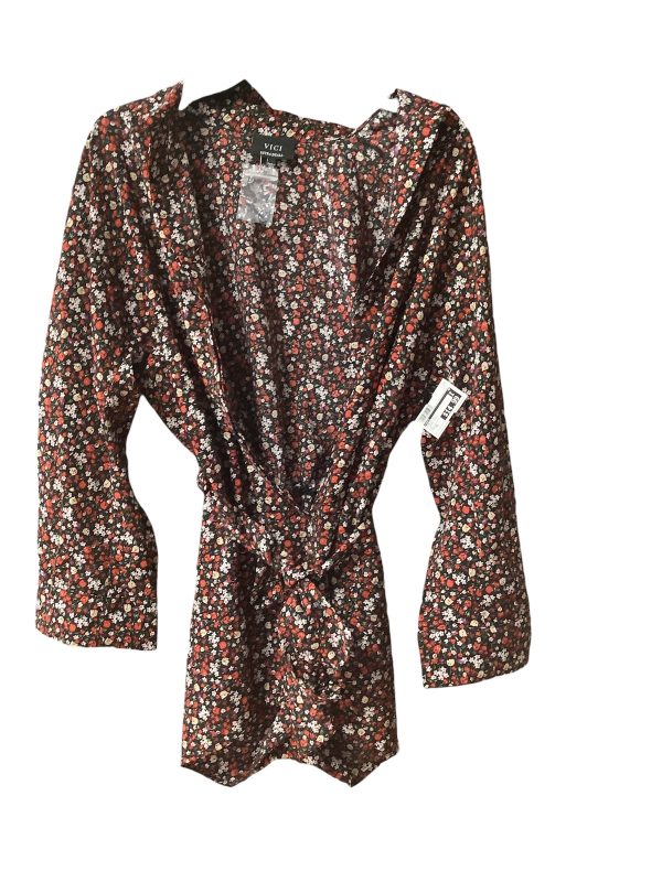 Tunic Long Sleeve By Vici In Floral Print, Size: Xs Online now