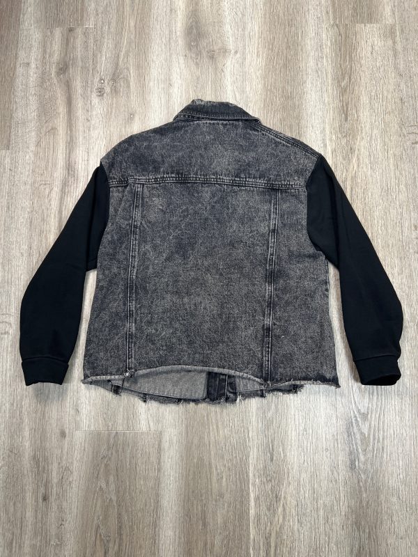 Jacket Denim By BLUE BUTTERCUP In Black Denim, Size: S Online now