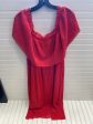 Dress Party Midi By Express In Red, Size: L For Cheap