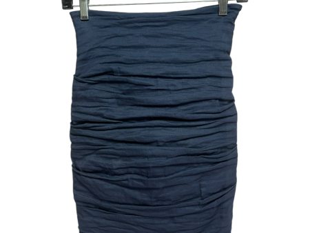 Scrunch Skirt Mini & Short By Nicole Miller In Navy, Size: 2 Hot on Sale