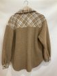 Jacket Faux Fur & Sherpa By Cmc In Plaid Pattern, Size: M Sale