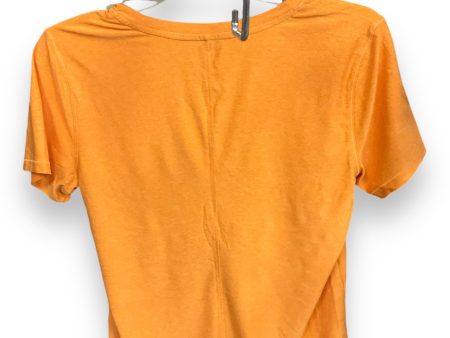 Top Short Sleeve Basic By Dsg Outerwear In Orange, Size: S Discount