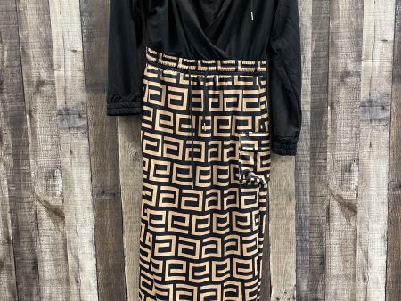 Dress Casual Maxi By Cme In Black & Gold, Size: M Supply