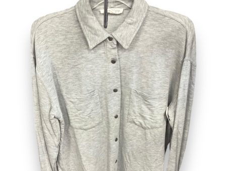 Jacket Shirt By Workshop In Grey, Size: M Supply