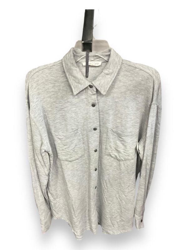 Jacket Shirt By Workshop In Grey, Size: M Supply