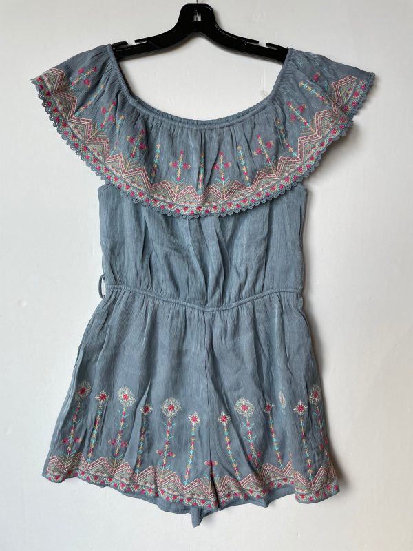 Romper By Savanna Jane In Blue, Size: L For Sale