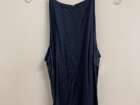 Top Sleeveless By Lane Bryant In Blue, Size: Xl For Cheap