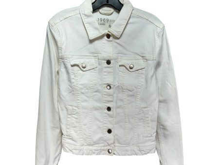 Jacket Denim By Gap In White, Size: S Supply