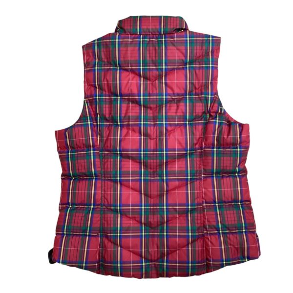 Vest Puffer & Quilted By Lands End In Plaid Pattern, Size: M For Discount