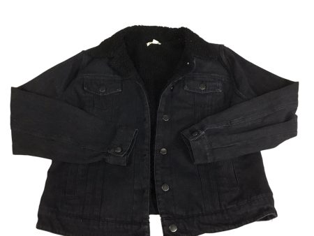 Jacket Denim By Mi Ami In Black Denim, Size: L For Discount