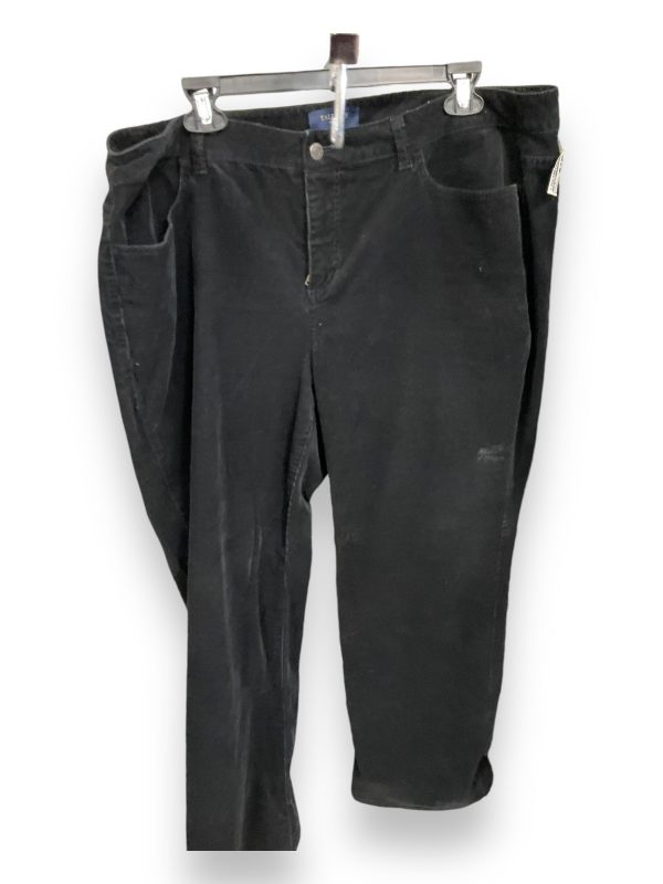 Pants Corduroy By Talbots In Black, Size: 18 For Sale