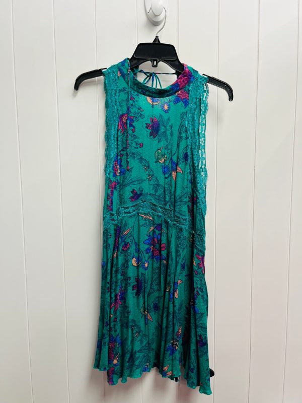 Tunic Sleeveless By Free People In Green & Purple, Size: S For Sale