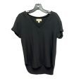 V-Neck Top Short Sleeve By Cloth & Stone In Black, Size: Xs For Cheap