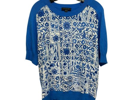 Sweater Short Sleeve By Ann Taylor In Blue, Size: L Online now