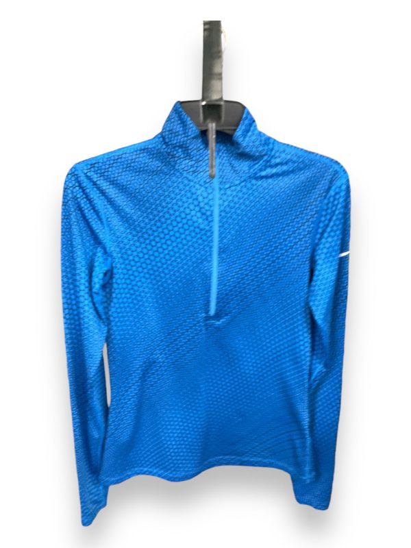 Athletic Jacket By Nike Apparel In Blue, Size: M For Sale