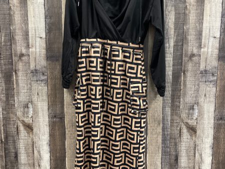 Dress Casual Maxi By Cme In Black & Gold, Size: S Supply