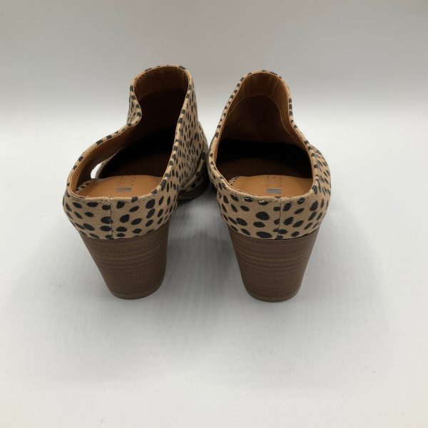 Shoes Heels Block By Dolce Vita In Animal Print, Size: 8 Supply