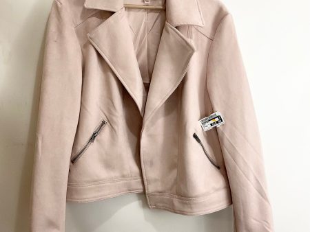 Jacket Moto By Philosophy In Pink, Size: Xl Online Hot Sale